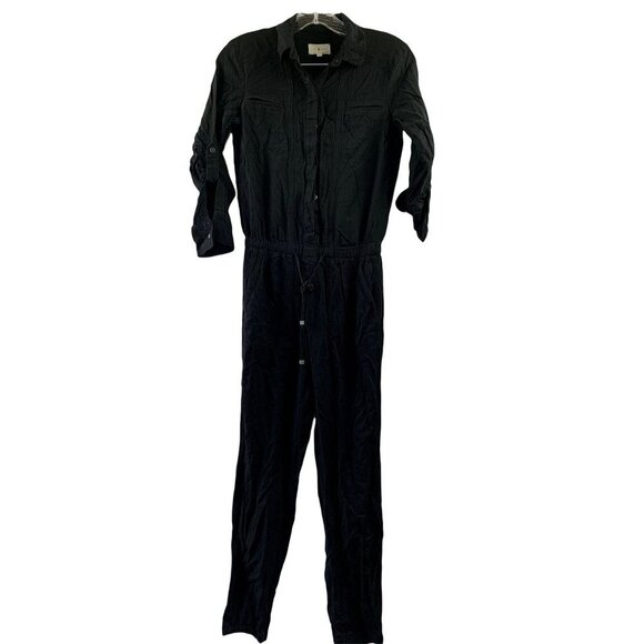 Lou & Grey Pants - Lou & Grey Women's Black Long Sleeve Jumpsuit
